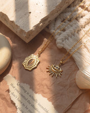 Load image into Gallery viewer, Caramel & Sacred Sign Necklace *Waterproof
