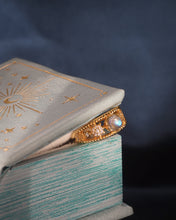 Load image into Gallery viewer, 【高品質鑒定】CONSTELLAR - Moonstone Ring ✦ 925 Silver ™ + 18K Gold