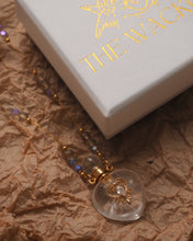 將圖片載入圖庫檢視器 【可打開放香水】 HEARTFELT (Gold) - White Crystal Perfume Necklace ✦ Waterproof™