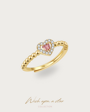 Load image into Gallery viewer, SWEETIE PINK - Gold Ring