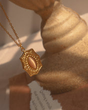 Load image into Gallery viewer, Caramel & Sacred Sign Necklace *Waterproof