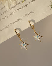 Load image into Gallery viewer, Prayer - 18KGP HoopsใBlue Turquoiseใ