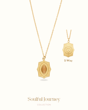 Load image into Gallery viewer, Caramel & Sacred Sign Necklace *Waterproof