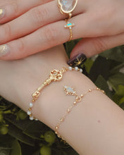 Load image into Gallery viewer, 【WACKO推薦】FAIRY KEY - Gold Bracelet ✦ Semi-Waterproof