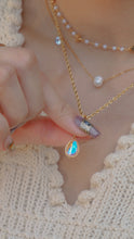 ๅฐๅ็่ผๅ
ฅๅๅบซๆชข่ฆๅจ Depth - Titanium Steel Blue Droplet Necklace *Waterproof