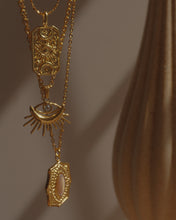 Load image into Gallery viewer, Sacred Sign - Evil Eye Moon Shine Necklace *Waterproof