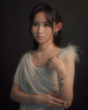 Load image into Gallery viewer, SHELL RIBBON - Silver Earrings