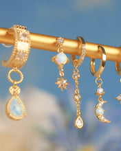 Load image into Gallery viewer, Moon Shine - Opal Hoops