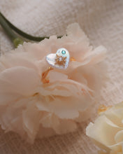 將圖片載入圖庫檢視器 【淡水珍珠】PEARL ROCK - Heart Ring