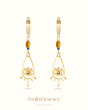 Load image into Gallery viewer, Sacred Sign - Evil Eye Drop Earrings