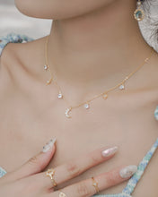 Load image into Gallery viewer, Sight - 18KGP Moon Necklace