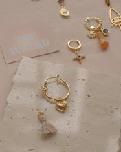 ๅฐๅ็่ผๅ
ฅๅๅบซๆชข่ฆๅจ Caramel - Heart Tassel Hoops