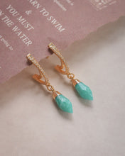 Load image into Gallery viewer, 【藍松石】BOHE - Gold Earrings