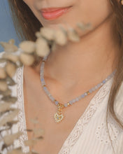Load image into Gallery viewer, Blue Whisper - Aquamarine Crystal Necklace