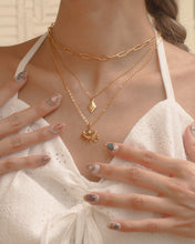 Load image into Gallery viewer, Sacred Sign - Evil Eye Moon Shine Necklace *Waterproof