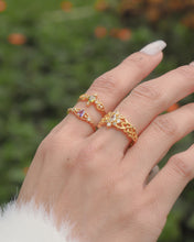 Load image into Gallery viewer, BLOSSOM - Gold Ring ✦ 925 Silver ™