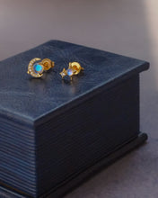 Load image into Gallery viewer, WD006 - Gold Earrings β¦ 925 Silver β’