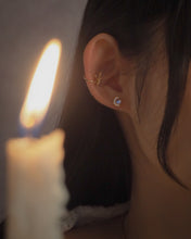 Load image into Gallery viewer, WD006 - Gold Earrings β¦ 925 Silver β’