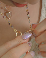 Load image into Gallery viewer, 【碧璽】ROSIE - Tourmaline Beaded Toggle Necklace