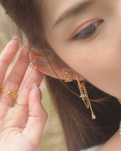 Load image into Gallery viewer, Blue Bell - 18KGP Earrings