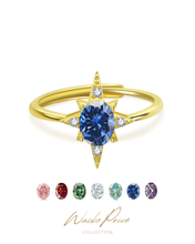 Load image into Gallery viewer, THE STAR - Ring ✦ 925 Silver ™ + 18K Gold