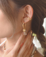 ๅฐๅ็่ผๅ
ฅๅๅบซๆชข่ฆๅจ Caramel - Heart Tassel Hoops