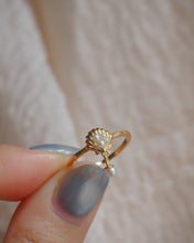 將圖片載入圖庫檢視器 SHELL WE LOVE - Gold Ring ✦ 925 Silver ™