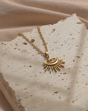 Load image into Gallery viewer, Sacred Sign - Evil Eye Moon Shine Necklace *Waterproof