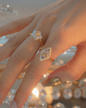 將圖片載入圖庫檢視器 【淡水珍珠】PEARL ROCK - Rhombus Ring