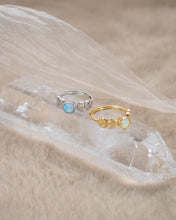 Load image into Gallery viewer, CELESTIAL - Opal Ring ✦ 925 Silver ™ + 18K Gold