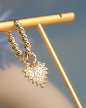 Load image into Gallery viewer, Courage - Opal Evil Eyes Hoops