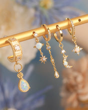 Load image into Gallery viewer, Moon Shine - Opal Hoops