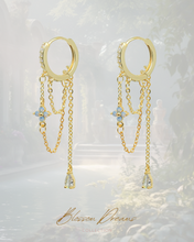 Load image into Gallery viewer, Blue Bell - 18KGP Earrings