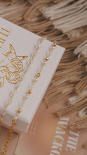 Load image into Gallery viewer, Commix - 18K Crystal x Pearl x Gold Bracelet