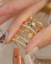 ๅฐๅ็่ผๅ
ฅๅๅบซๆชข่ฆๅจ Bright - 18KGP Gold / Silver Moon & Sun Ring