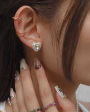 Load image into Gallery viewer, Pearl Gem - 925 Silver Stud Earrings