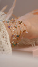 Load image into Gallery viewer, Commix - 18K Crystal x Pearl x Gold Bracelet