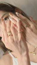 ๅฐๅ็่ผๅ
ฅๅๅบซๆชข่ฆๅจ Golden Hour Collection - 18KGP Gold Rings