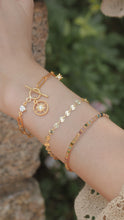 將圖片載入圖庫檢視器 Bouquet - 18KGP Tourmaline Crystal Beaded Bracelet