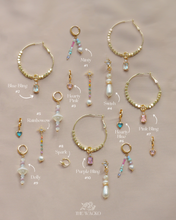 ๅฐๅ็่ผๅ
ฅๅๅบซๆชข่ฆๅจ Pink Bling - 18KGP Hoops