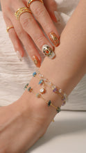 Load image into Gallery viewer, Boho Rock - 18KGP Crystal Stone Bracelets