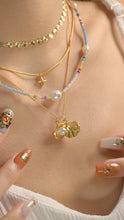 Load image into Gallery viewer, Sea Shell - Gold Titanium Steel Double Layered Necklace *Waterproof
