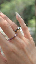 Load image into Gallery viewer, Ashliah - 18KGP Crystal Beaded Rings