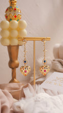 Load image into Gallery viewer, Euphorbia - 18KGP CZ Sparkling Heart Earrings