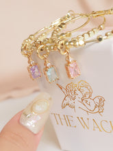 ๅฐๅ็่ผๅ
ฅๅๅบซๆชข่ฆๅจ Pink Bling - 18KGP Hoops