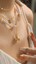 Load image into Gallery viewer, Sea Shell - Gold Titanium Steel Double Layered Necklace *Waterproof