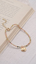 將圖片載入圖庫檢視器 Bouquet - 18KGP Tourmaline Crystal Beaded Bracelet