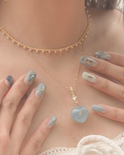ๅฐๅ็่ผๅ
ฅๅๅบซๆชข่ฆๅจ Marine Mania - Titanium Steel Crystal Aquamarine Necklace *Waterproof