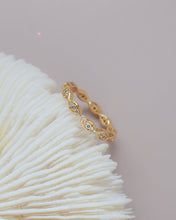 Load image into Gallery viewer, Infinitas - 18KGP Evil Eye Turquoise Ring