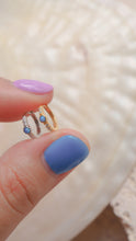 ๅฐๅ็่ผๅ
ฅๅๅบซๆชข่ฆๅจ Blue Gaze - Titanium Steel / 925 Silver Opal Hoops